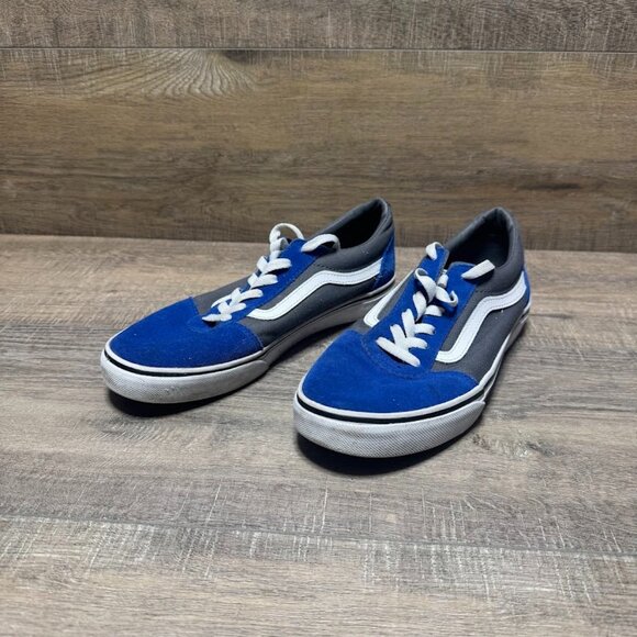Vans Old Skool Blue/Gray Sneaker Youth Size 6 - Picture 1 of 7